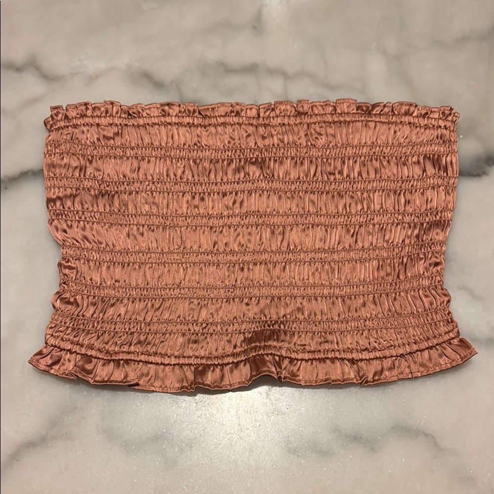 Free People Rust Crop Top
